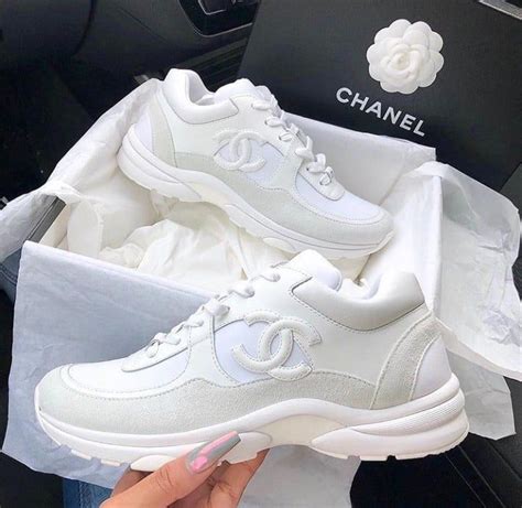 chanel white shoes price|chanel white sneakers for women.